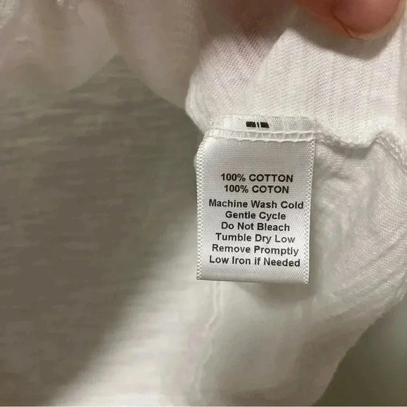 Cinq à sept 5 à 7 White  Cotton ruffle top - Picture 3 of 4